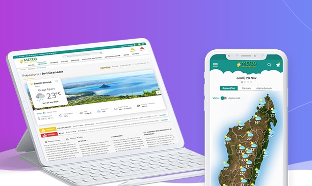 Portail et Application mobile pour Météo Madagascar