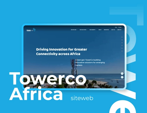 Conception d’un site corporate pour Towerco of Africa